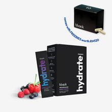 Load image into Gallery viewer, bback hydrate berry recovery boost (1 box) + 1 free bback box
